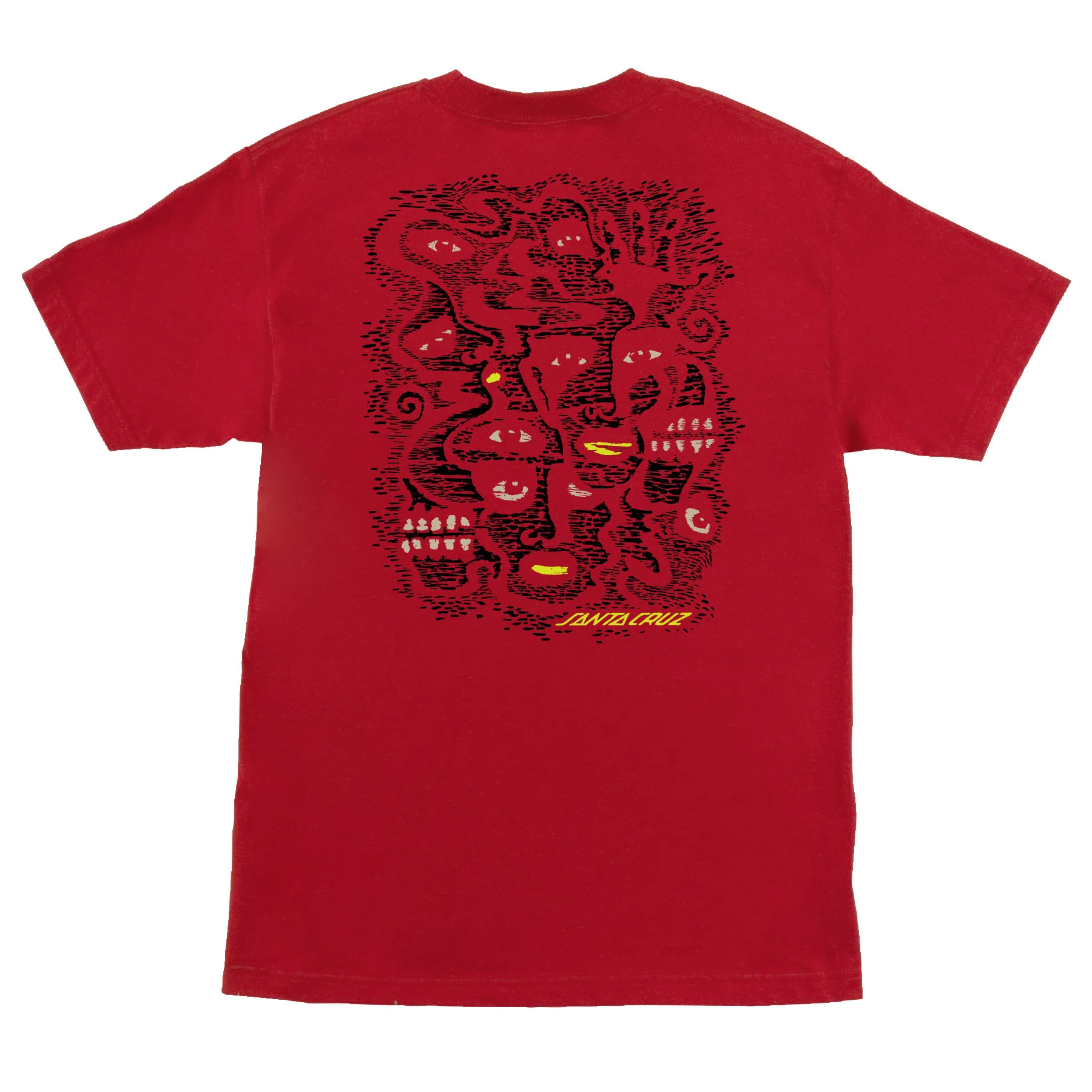 Wood Cut Mens Santa Cruz T-Shirt - Image 4